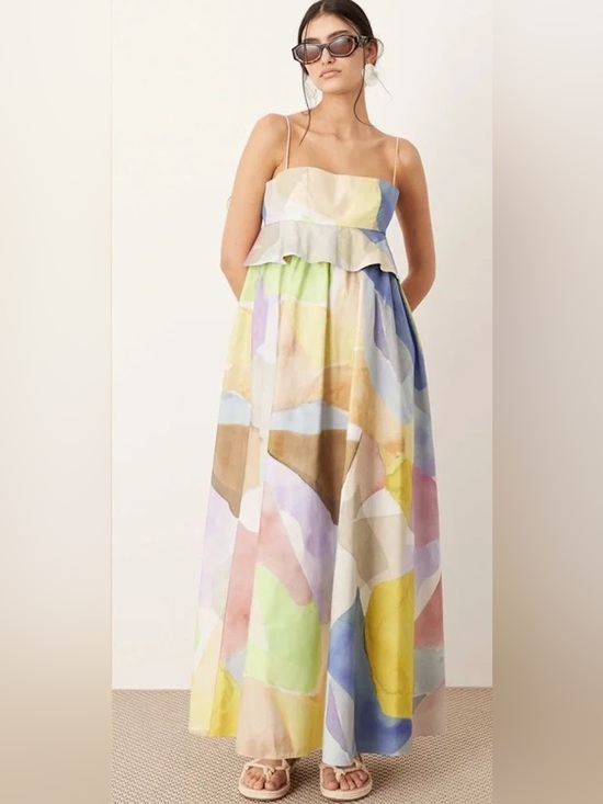 ASOS Dresses & Skirts - ASOS Pastel Multi-Color Maxi Dress